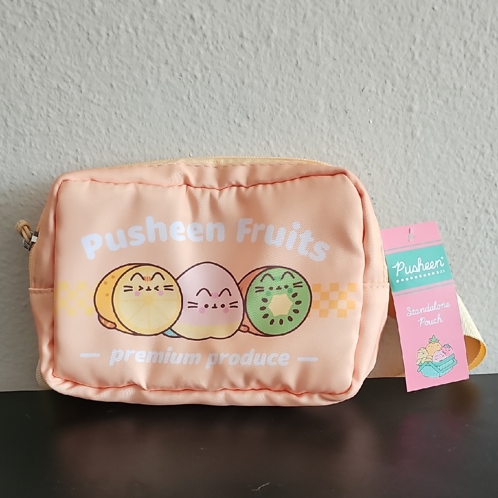 Pusheen Fruits Peach Pouch